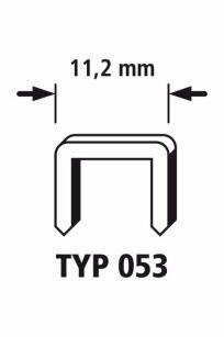 Zszywki 53/12 WOLFCRAFT super twarde [1000 szt.]