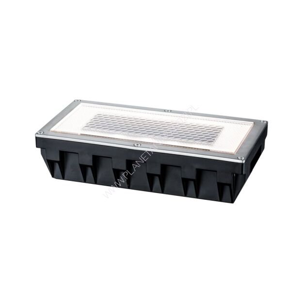 Oprawa wpuszczana solar BOX LED 7.5lm 200x100mm  2700K IP67 stal nierdzewna / poliwęglan