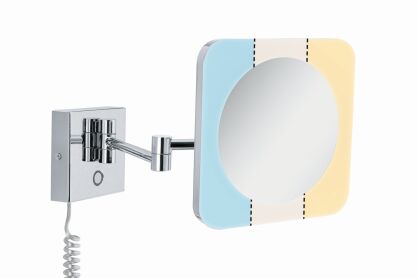 Lusterko kosmetyczne JORA LED 3.3W 2700/4000/6500K +wyłącznik IP44 230V chrom / biały