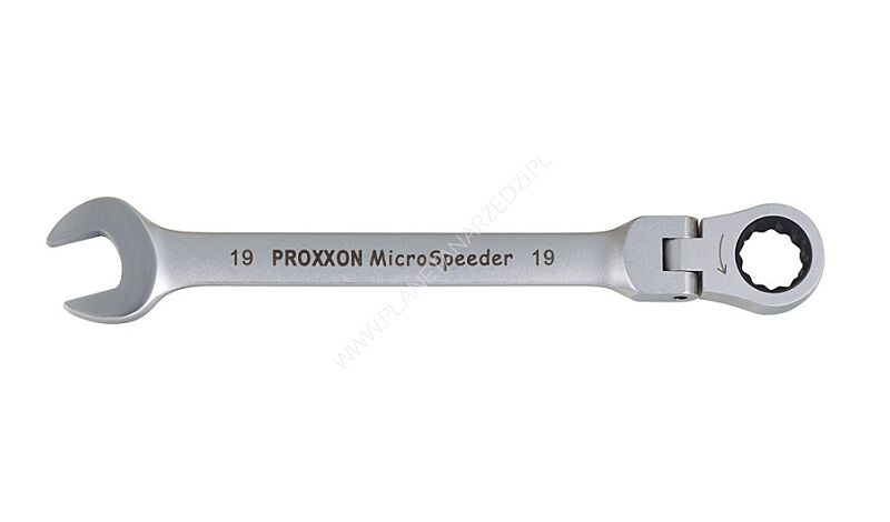 Klucz płasko-oczkowy 22 mm PROXXON MicroSpeeder - z przegubem