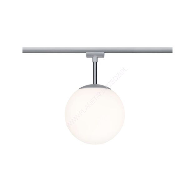 URail Ceiling Globe Small max. 1x10W E14 Chrom Mat/Opal 230V Metal/Szkło