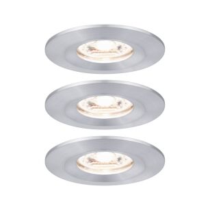 Oprawa do wbudowania NOVA COIN LED Mini stała zestaw 3x4W 310lm 65mm 2700K IP44 230V aluminium