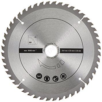 Tarcza tnąca Scheppach 2szt. fi  254 x 30/25,4 x 2,8 mm 48 zębów, fi 254 x 30/25,4 x 2,8 mm 60 zębów