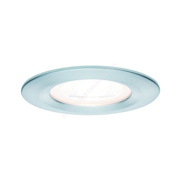 Oprawa do wbudowania NOVA LED DIM stała GU10 6.5W 460lm 78mm 2700K IP44 230V aluminium