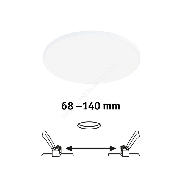 Panel podtynkowy Veluna VariFit Edge 160mm 4000K ściemnialny 12W biały 230V