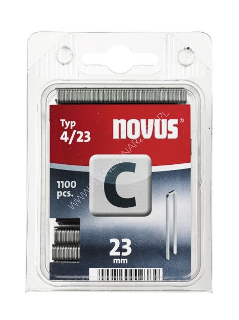 Zszywki typ C 4/23 NOVUS [1100 szt.]