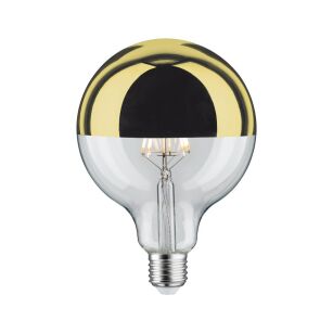 Źródło światła LED Globe 125 5W E27 230V zwierciadło Złoty 2700K ściemniany