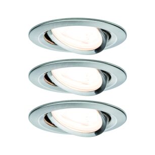 Oprawa do wbudowania NOVA LED DIM wychylna GU10 6.5W 460lm 84mm 2700K IP23 230V szczotkowane żelazo