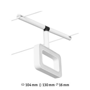 System linkowy DC Frame 4,8W Bi-mat /Chrom 230V/12V DC twszt 3000K