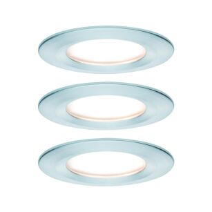 Oprawa do wbudowania NOVA COIN LED DIM stała zestaw 3x6W 470lm 78mm 2700K IP44 230V aluminium