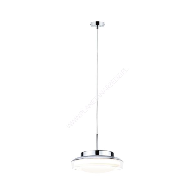 Lampa wisząca  LUENA LED 11.5W 600lm okrągła 250mm 3000K IP44 230V szkło chrom / metal