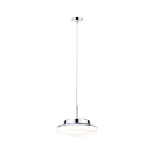 Lampa wisząca  LUENA LED 11.5W 600lm okrągła 250mm 3000K IP44 230V szkło chrom / metal