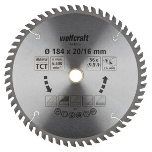 Tarcza HM do pilarek ręcznych Wolfcraft Fi 184 ( seria pomarańczowa)