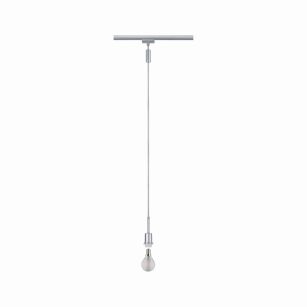 Lampa wisząca na szynoprzewód URail Deco System E14 max.1x20W 135cm 230V chromy matowy / metal