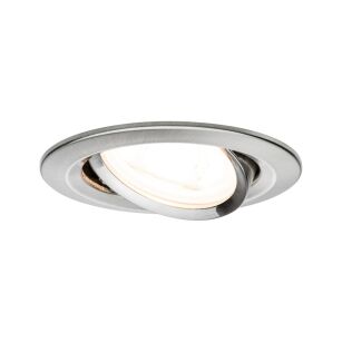 Oprawa do wbudowania NOVA COIN LED DIM wychylna GU10 max.35W 84mm 230V szczotkowane żelazo