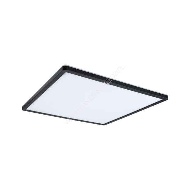 Plafoniera ATRIA SHINE LED DIM 22W 2200lm 420x420mm 3000K 230V czarny matowy / tworzywo sztuczne