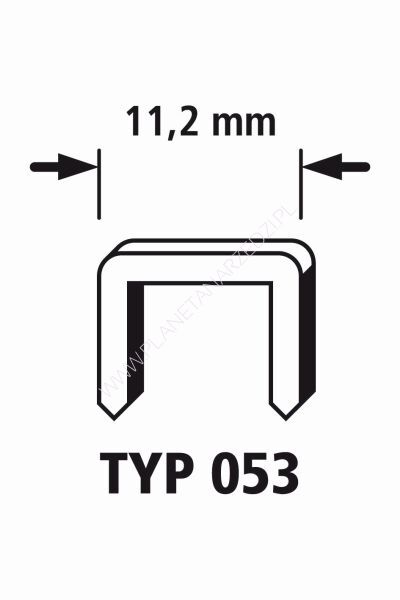 Zszywki 53/4 WOLFCRAFT super twarde [2400 szt.]