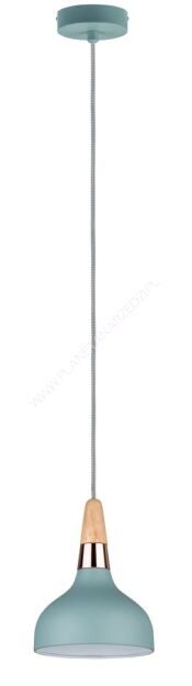 Neordic Juna Lampa wisząca 160mm max. 20W E14 230V Miedź/Drewno