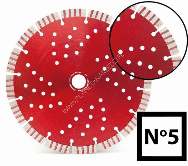 Tarcza diamentowa 300 x 25,4/12 ABRABORO N5, standard +