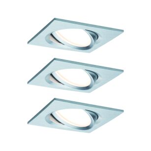 Oprawa do wbudowania NOVA COIN LED DIM wychylna zestaw 3x 6W 425lm 84x84mm 2700K IP23 230V aluminium