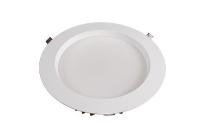 Oprawa wpuszczana LED Downlight 28W/38W 3000K/3400K/4000K  fi 275mm 230V biały / aluminium tworzywo