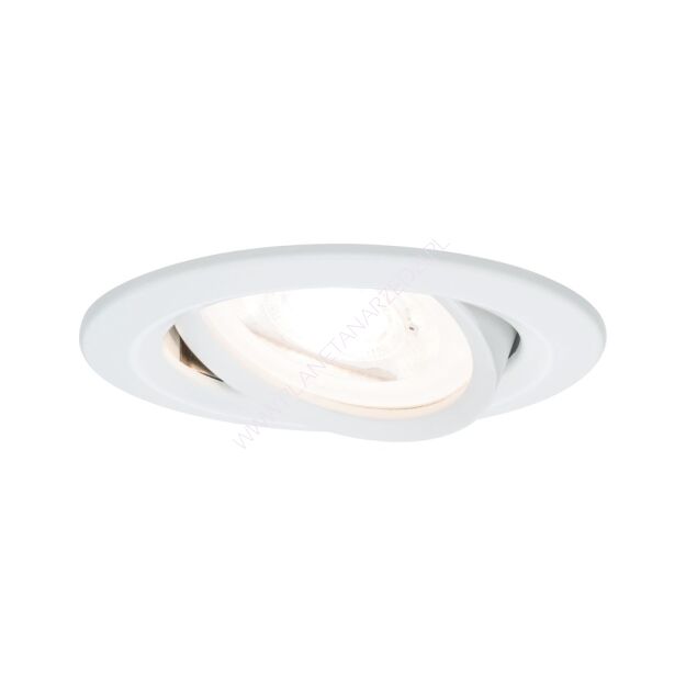 Oprawa do wbudowania NOVA COIN LED DIM wychylna GU10 max.35W 84mm 230V biały mat