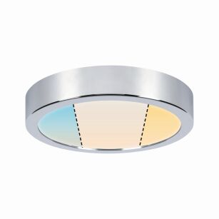 Plafoniera AVIAR LED DIM 13W 1050lm okrągła 220mm 2700-6500K IP44 230V chrom /  tworzywo sztuczne