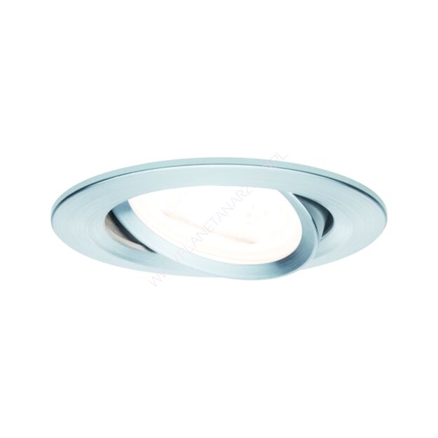 Oprawa do wbudowania NOVA LED DIM wychylna GU10 6.5W 460lm 84mm 2700K IP23 230V aluminium