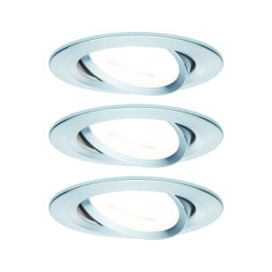 Oprawa do wbudowania NOVA LED DIM wychylna 3xGU10 6.5W 460lm 84mm 2700K IP23 230V aluminium