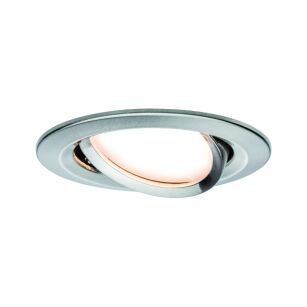 Oprawa do wbudowania NOVA COIN LED DIM wychylna 6W 470lm 84mm 2700K IP23 230V szczotkowane żelazo