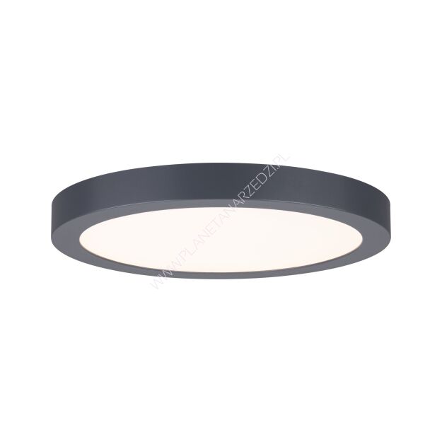 Plafoniera ABIA LED 22W 2200lm okragła 300mm 2700K IP20 230V ciemnoszary / tworzywo sztuczne