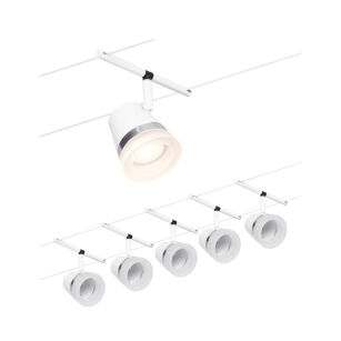 System linkowy DC zest Cone max5x10W Biały mat/Chrom GU5,3 12V DC 60VA twszt/met