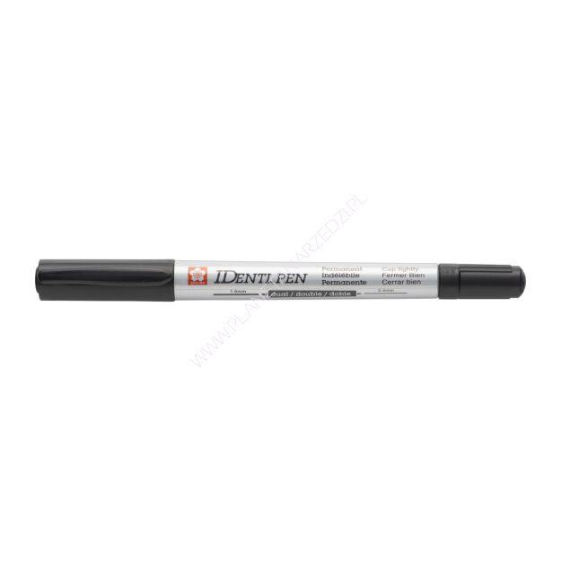 Marker IDenti-Pen Dual Point czarny, Sakura