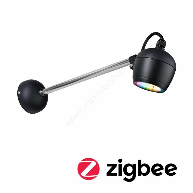 Oprawa elewacyjna KIKOLO LED  SH Zigbee RGBW 6.2W 80st. 400lm 3000K- 6500K IP65 230V antracyt / aluminium