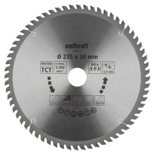 Tarcza HM do pilarek ręcznych Wolfcraft Fi 235 ( seria pomarańczowa)