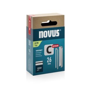 Zszywki typ C  4/26 NOVUS [1000 szt.]