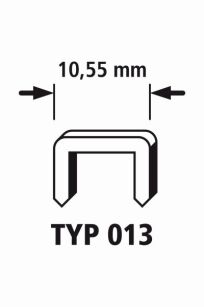 Zszywki 13/6 WOLFCRAFT twarda stal [2000 szt.]