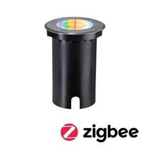 Oprawa dogruntowa FLOOR LED SH Zigbee 5W 2700-6500K IP67 230V stal szlachetna / aluminium