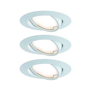 Oprawa do wbudowania BASE Coin 3x5W 3x370lm 3000K ruchoma 230V biały / metal