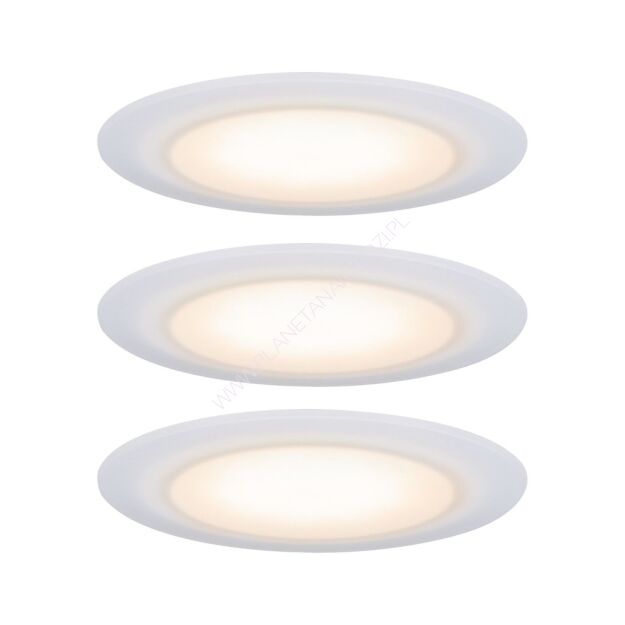 Premium Suon ciapła barwa ściemniana IP44 LED 3x6,5W 230V 2000-2700K Satynowany