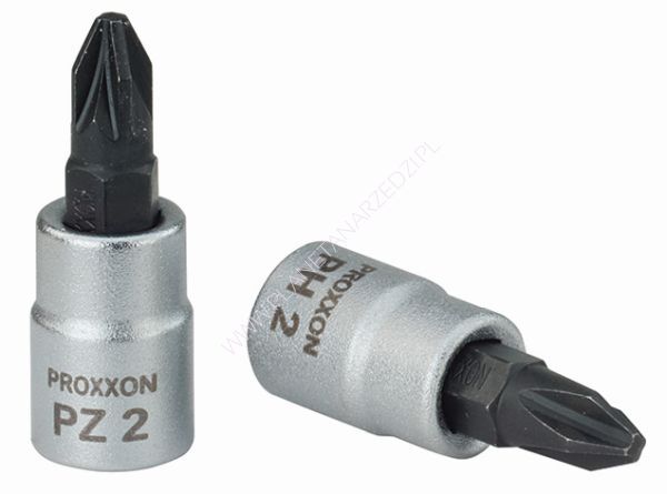 Nasadka z końcówką wkrętaka PZ 1 - 1/4 cala PROXXON - 33 mm