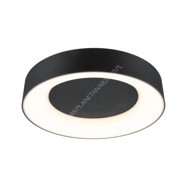 Plafoniera CASCA LED 23W 2100lm okrągła 400mm 2700/4000/6500K IP44 230V czarny matowy / tworzywo sztuczne