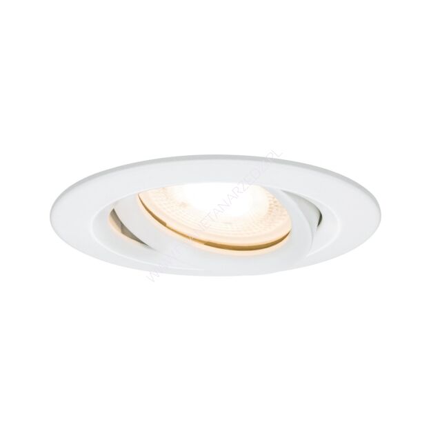 Oprawa do wbudowania NOVA PLUS LED DIM wychylna GU10 7W 460lm 93mm 2700K IP65 230V biały mat