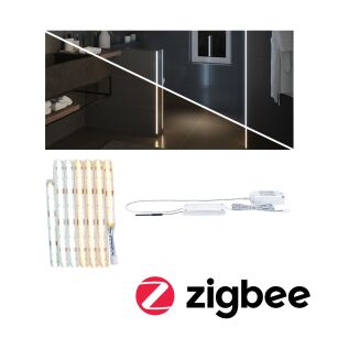 LumiTiles COB Slim Strip zest Zigbee 2m TunW IP44 Cover 6W 230/24V biały