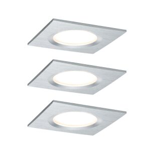 Zestaw Premium Coin Slim ściemniany LED 3x6,8W 2700K 230V 51mm Aluminium