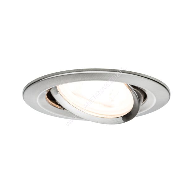 Oprawa do wbudowania NOVA LED wychylna GU10 6.5W 460lm 84mm 2700K IP23 230V aluminium