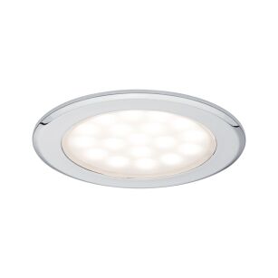 Oprawa  wpuszczana punktowa LED 2x2,5W 2x180lm 65mm 3000K 230/12V chrom