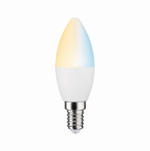 Źródło światła LED ZB Świeca 400lm 5,5W regulacja barwy Mat ściem E14 2700K 230V