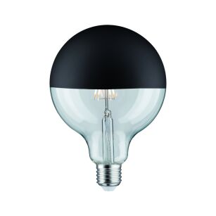 Źródło światła LED G125 zwierciadło 6W 230V 520lm E27 2700K Czarny Mat ściemniany