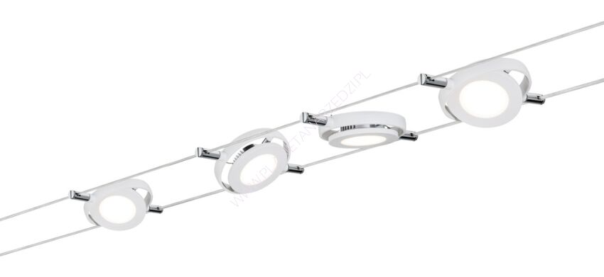 RoundMac LED system linkowy DC 4x4W Biały Mat 230V/12V DC 36VA Metal